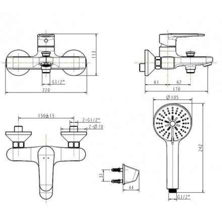 voi-sen-tam-nong-lanh-american-standard-wf-b211