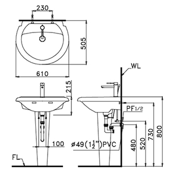 lavabo-treo-tuong-caesar-l2360-chan-treo-p2437
