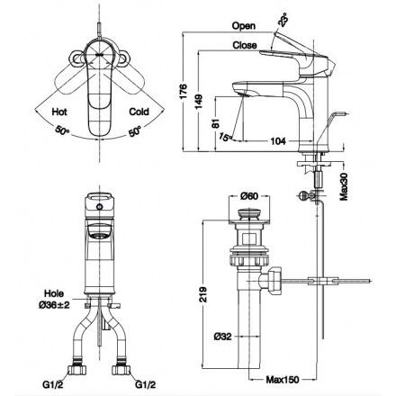 voi-lavabo-nong-lanh-inax-lfv-1402s