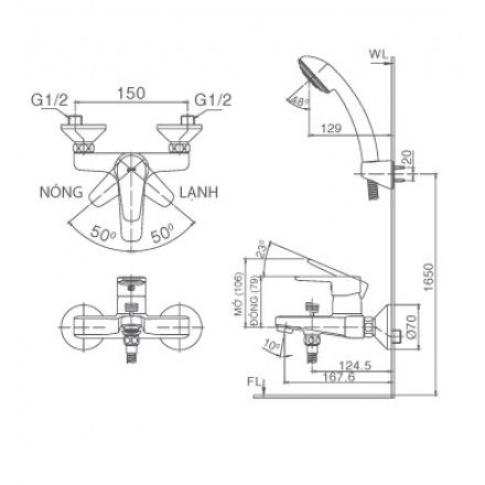 voi-sen-tam-nong-lanh-inax-bfv-1203s-4c
