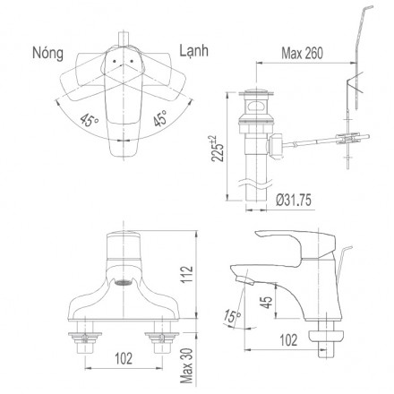 voi-lavabo-nong-lanh-inax-lfv-211s