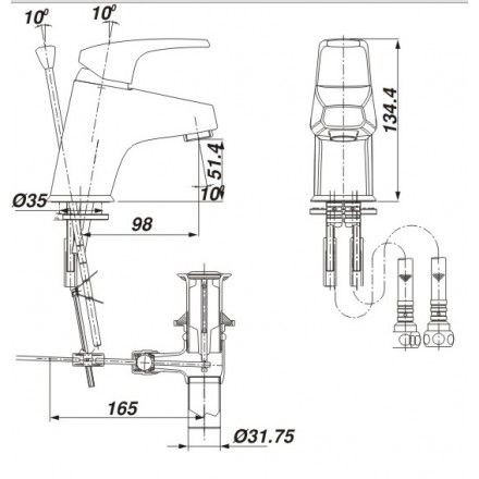 voi-lavabo-nong-lanh-inax-lfv-282s