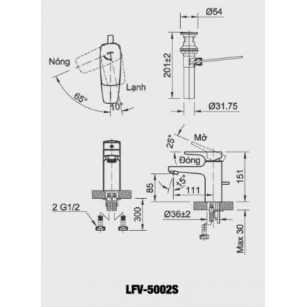 voi-lavabo-nong-lanh-inax-lfv-5002s