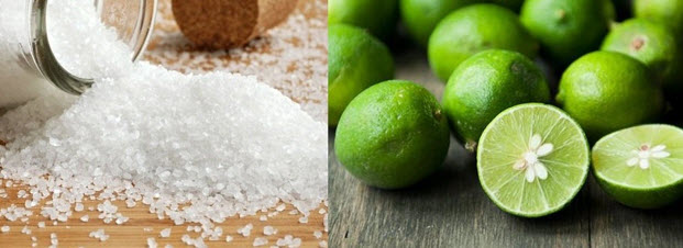 Dùng muối và chanh để vệ sinh chậu rửa chén